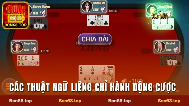 Top 50+ Thuật Ngữ Trong Bài Liêng Hay Gặp Nhất 2025 2 Các thuật ngữ Liêng chỉ hành động cược