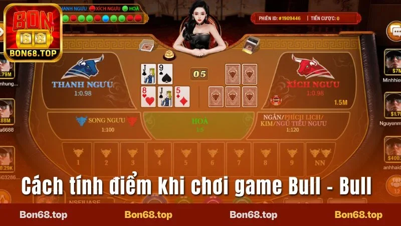 Cattle Bon68 - Tìm Hiểu Quy Luật Cá Cược Chuẩn Nhất 2025 2 Chi tiết cách tính điểm khi chơi game bài Bull - Bull