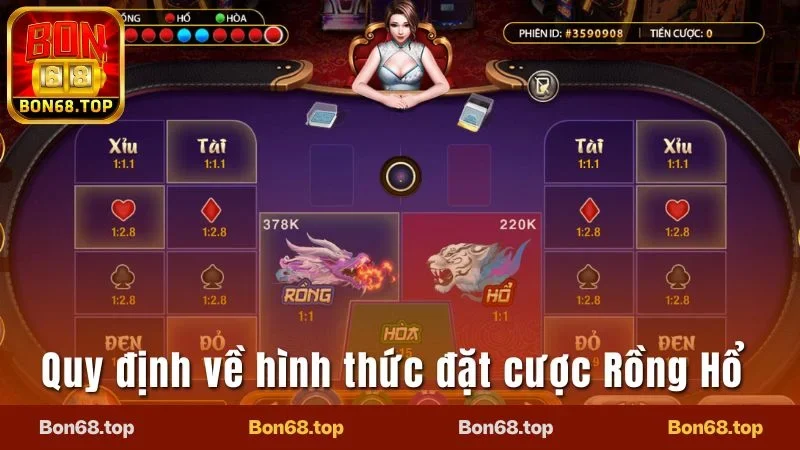 Rồng Hổ - Cá Cược Trực Tuyến Đẳng Cấp Cùng Nhà Cái Bon68 2 Phân tích quy định về hình thức đặt cược Rồng Hổ