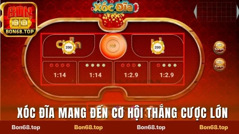 Xóc Đĩa - Đặt Cửa Cực Đỉnh, Thắng Lớn Mỗi Ngày Tại Bon68 1 Xóc đĩa là game bài đơn giản nhưng lôi cuốn nên trải nghiệm